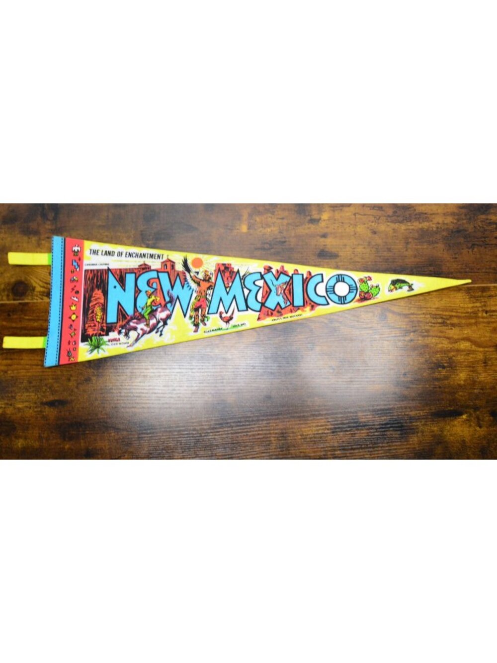 Vintage New Mexico pennant 25.5 inches